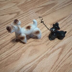 Vintage Porcelain Poodles Figurines
